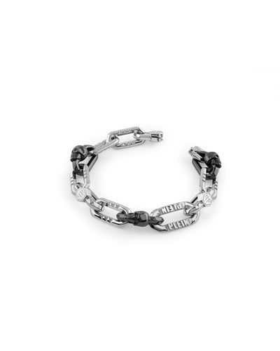 Philipp Plein Herren Armband Armkette Edelstahl bicolor PLEIN EDGE PJPEA17BS