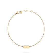 Laden Sie das Bild in den Galerie-Viewer, Philipp Plein Damen Kette Halskette Edelstahl IP Gold PLEIN TAG PJQEA10NU
