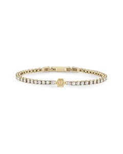 Philipp Plein Damen Armband Armkette Edelstahl gold PLEIN TENNIS ROYAL PJSEA10BU