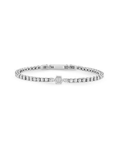 Philipp Plein Damen Armband Armkette Edelstahl PLEIN TENNIS ROYAL PJSEA12BU