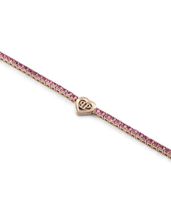 Philipp Plein Damen Armband Armkette Edelstahl gold PLEIN TENNIS ROYAL PJSEA14BU