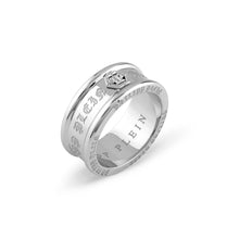Laden Sie das Bild in den Galerie-Viewer, Philipp Plein Herren Ring Edelstahl silber GOTHIC TAG PJTEA01R