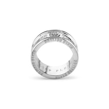 Laden Sie das Bild in den Galerie-Viewer, Philipp Plein Herren Ring Edelstahl silber GOTHIC TAG PJTEA01R
