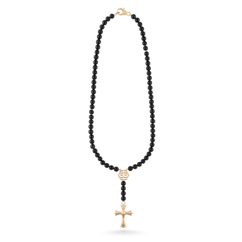 Philipp Plein Herren Kette Halskette Edelstahl IP Gold WHISPER PJUEA08NU