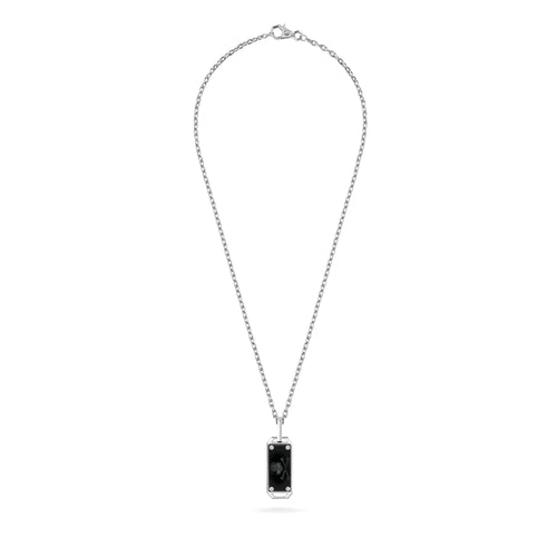 Philipp Plein Herren Kette Halskette Edelstahl Silber $KULL BONES PJWEA04NU