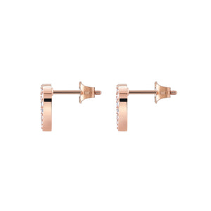 Philipp Plein Damen Ohrringe Edelstahl IP Rose Gold PLEIN ROCKED HEART PJZEA10EU