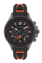 Laden Sie das Bild in den Galerie-Viewer, Plein Sport Herren Uhr Chronograph Analog Quarz WARRIOR TECH PS6BA0324 Silikon