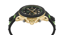 Laden Sie das Bild in den Galerie-Viewer, Plein Sport Herren Uhr Chronograph Analog Quarz WARRIOR TECH PS6BA0424 Silikon