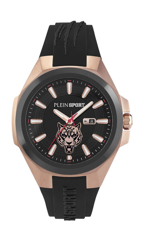 Plein Sport Herren Uhr Analog Quarz TIGERMASTER PS7BA0324 Silikon