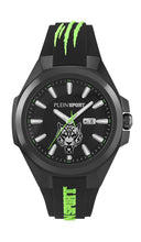 Laden Sie das Bild in den Galerie-Viewer, Plein Sport Herren Uhr Analog Quarz TIGERMASTER PS7BA0524 Silikon