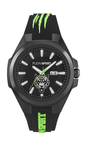 Plein Sport Herren Uhr Analog Quarz TIGERMASTER PS7BA0524 Silikon