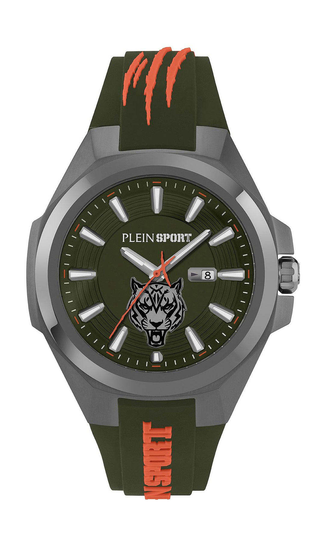 Plein Sport Herren Uhr Analog Quarz TIGERMASTER PS7BA0624 Silikon