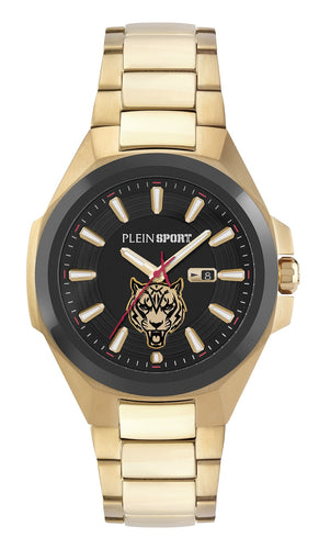 Plein Sport Herren Uhr Analog Quarz TIGERMASTER PS7BA0824 Edelstahl
