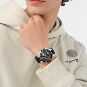 Plein Sport Herren Uhr Analog Quarz TITAN PSAGA0125 Silikon