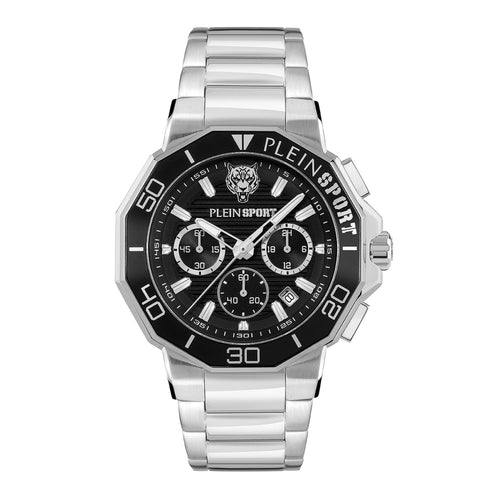 Plein Sport Herren Uhr Analog Quarz TITAN PSAGA0525 Edelstahl