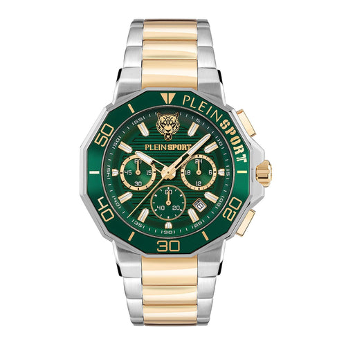 Plein Sport Herren Uhr Analog Quarz TITAN PSAGA0625 Edelstahl