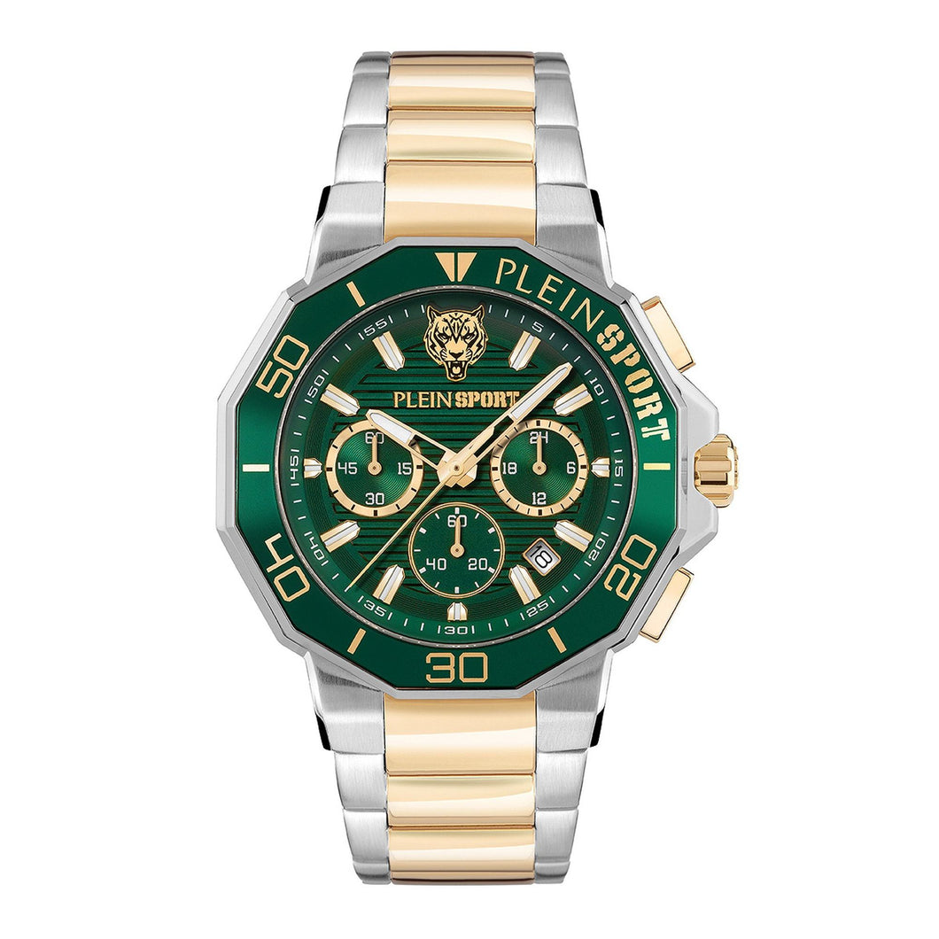 Plein Sport Herren Uhr Analog Quarz TITAN PSAGA0625 Edelstahl
