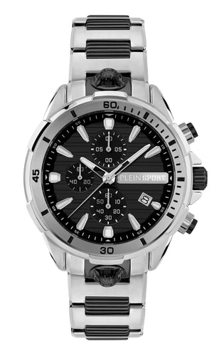 Plein Sport Herren Uhr Analog Quarz IMPACT PSBEA0624 Edelstahl