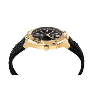 Plein Sport Herren Uhr Analog Quarz METRONAUT 42 MM PSCGA0325 Silikon