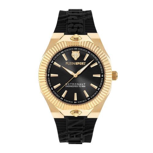 Plein Sport Herren Uhr Analog Quarz METRONAUT 42 MM PSCGA0325 Silikon