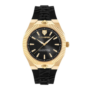 Plein Sport Herren Uhr Analog Quarz METRONAUT 42 MM PSCGA0325 Silikon