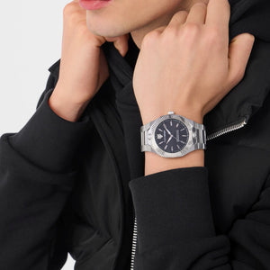 Plein Sport Herren Uhr Analog Quarz METRONAUT 42 MM PSCGA0425 Edelstahl