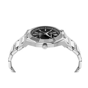 Plein Sport Herren Uhr Analog Quarz METRONAUT 42 MM PSCGA0425 Edelstahl