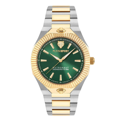 Plein Sport Herren Uhr Analog Quarz METRONAUT 42 MM PSCGA0625 Edelstahl