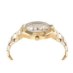 Plein Sport Herren Uhr Analog Quarz METRONAUT 42 MM PSCGA0725 Edelstahl