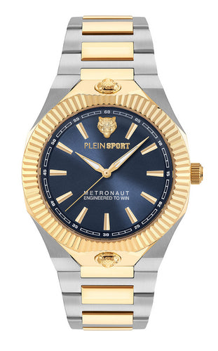 Plein Sport Herren Uhr Analog Quarz METRONAUT 42 MM PSCGA0925 Edelstahl