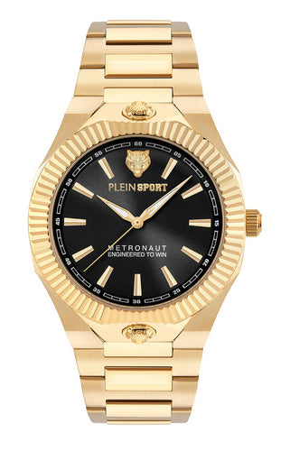 Plein Sport Herren Uhr Analog Quarz METRONAUT 42 MM PSCGA1025 Edelstahl