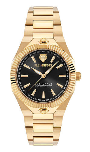 Plein Sport Damen Uhr Analog Quarz METRONAUT 36 MM PSDGA0925 Edelstahl