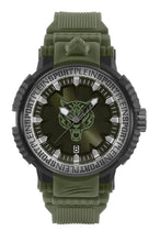 Laden Sie das Bild in den Galerie-Viewer, Plein Sport Unisex Uhr Analog Quarz TIGER POWER IP Gun / grün PSEDA0524 PU