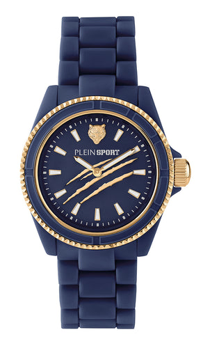 Plein Sport Damen Uhr Analog Quarz THE SCRATCH PSHBA1223 Kunststoff