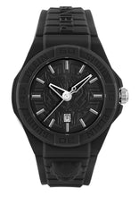 Laden Sie das Bild in den Galerie-Viewer, Plein Sport Unisex Uhr Analog Quarz NEW FEARLESS Black PSHDA0124 Silikon