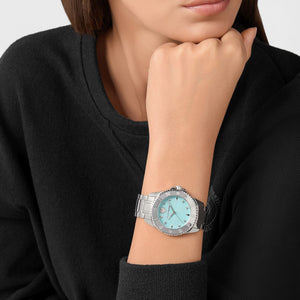 Plein Sport Damen Uhr Analog Quarz GLAM PSKBA1525 Edelstahl
