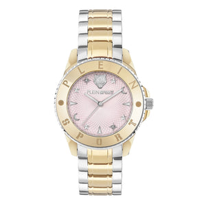 Plein Sport Damen Uhr Analog Quarz GLAM PSKBA1625 Edelstahl