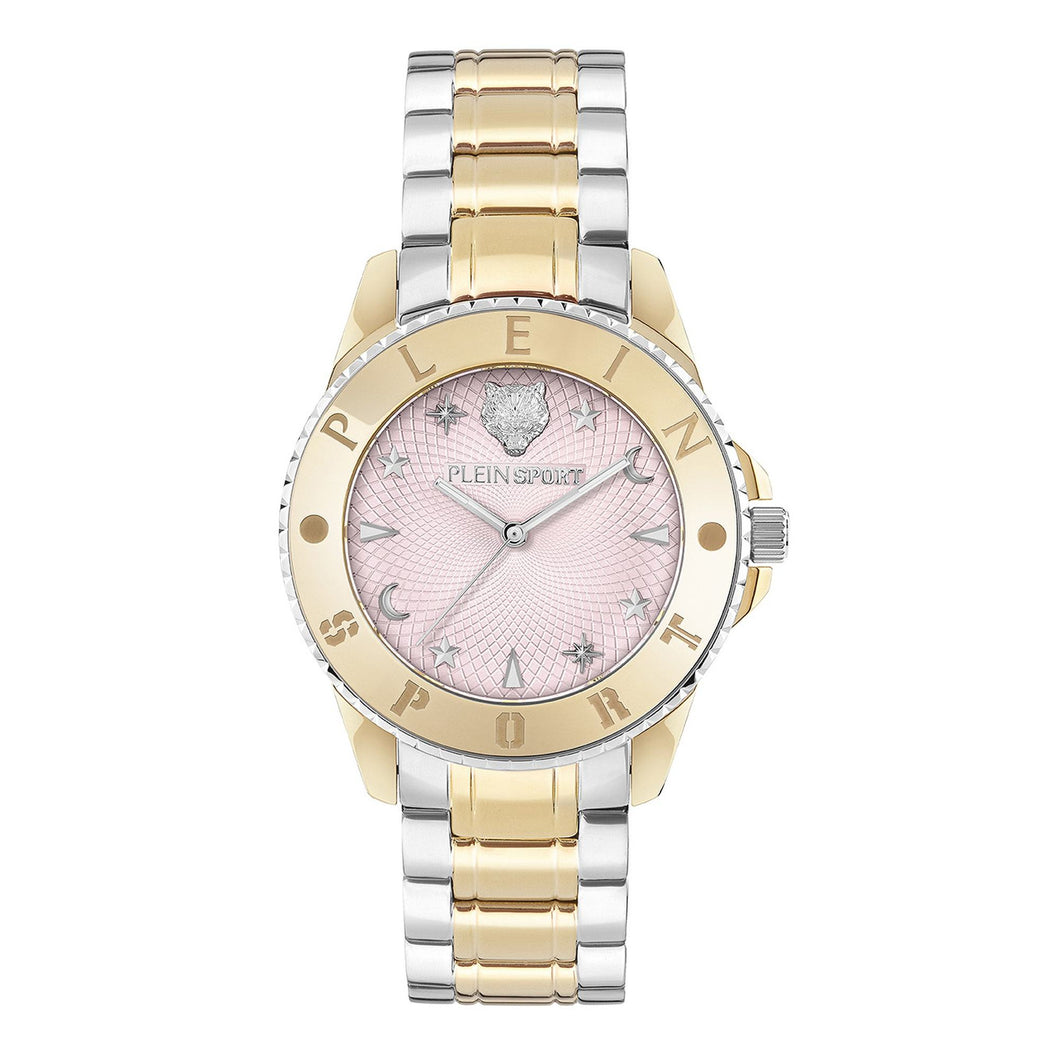 Plein Sport Damen Uhr Analog Quarz GLAM PSKBA1625 Edelstahl