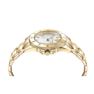 Plein Sport Damen Uhr Analog Quarz GLAM PSKBA1725 Edelstahl