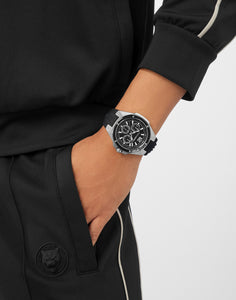 Plein Sport Herren Uhr Analog Quarz TIGERMASTER PRO PSLGA0225 Silikon