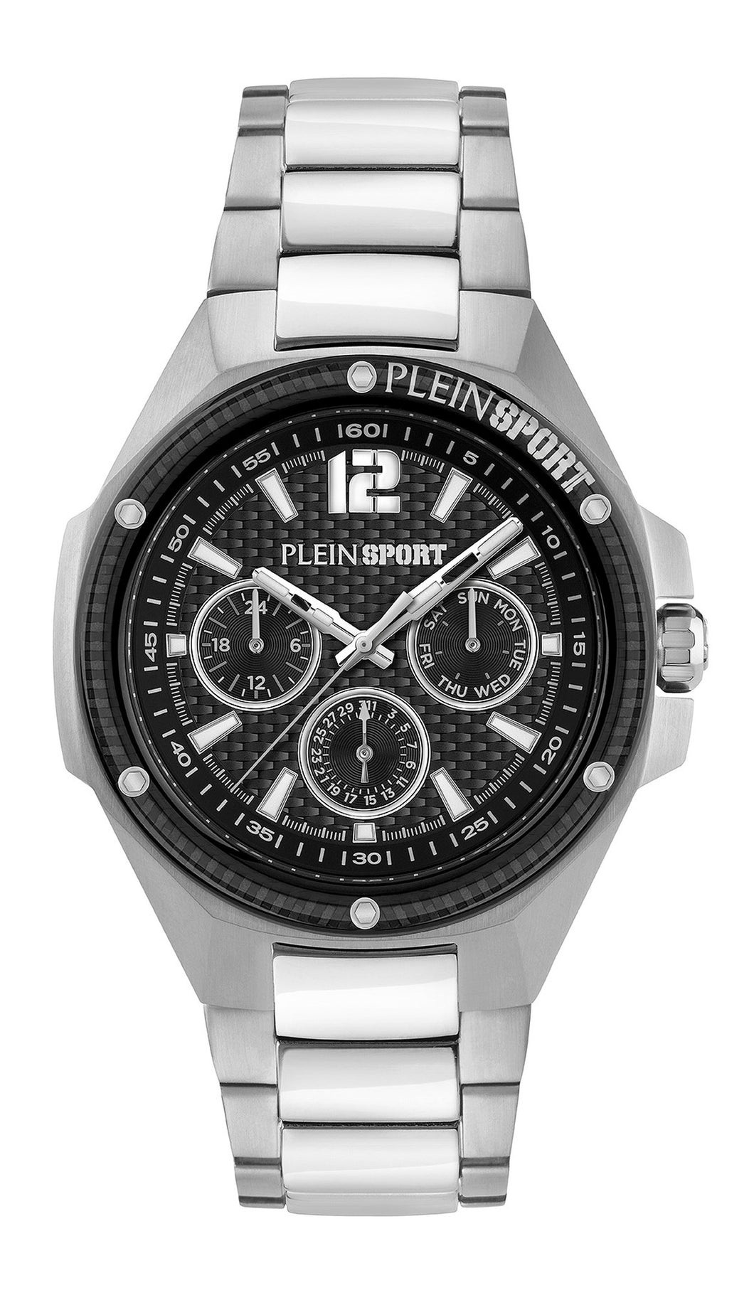 Plein Sport Herren Uhr Analog Quarz TIGERMASTER PRO PSLGA0425 Edelstahl
