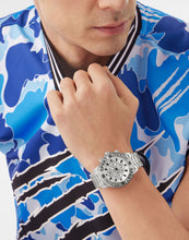 Laden Sie das Bild in den Galerie-Viewer, Plein Sport Herren Uhr Chronograph Analog Quarz GLAM CHRONO PSMEA0424 Edelstahl