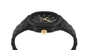 Plein Sport Unisex Uhr Analog Quarz VIPER EDITION I Schwarz PSOGA0225 Silikon