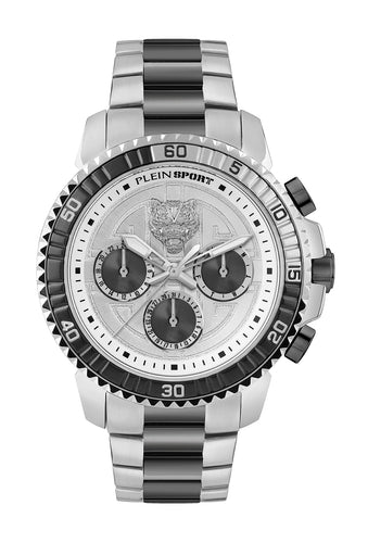 Plein Sport Herren Uhr Multifunktion Analog Quarz POWERLIFT PSPBA0823 Edelstahl