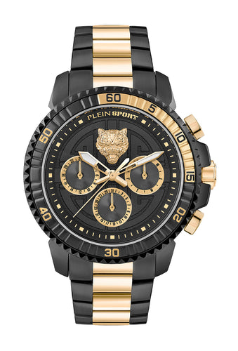 Plein Sport Herren Uhr Multifunktion Analog Quarz POWERLIFT PSPBA0923 Edelstahl