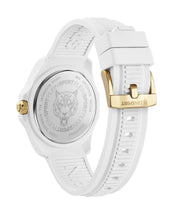 Laden Sie das Bild in den Galerie-Viewer, Plein Sport Damen Uhr Analog Quarz FEARLESS Weiß PSQGA0225 Silikon