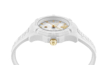 Laden Sie das Bild in den Galerie-Viewer, Plein Sport Damen Uhr Analog Quarz FEARLESS Weiß PSQGA0225 Silikon