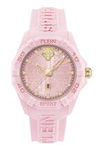 Laden Sie das Bild in den Galerie-Viewer, Plein Sport Damen Uhr Analog Quarz FEARLESS Rosa PSQGA0325 Silikon