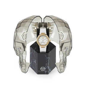 Philipp Plein Damen Uhr Analog Quarz THE HEXAGON PW1BA0123 Silikon