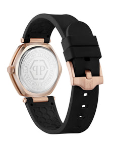 Philipp Plein Damen Uhr Analog Quarz THE HEXAGON PW1BA0323 Silikon